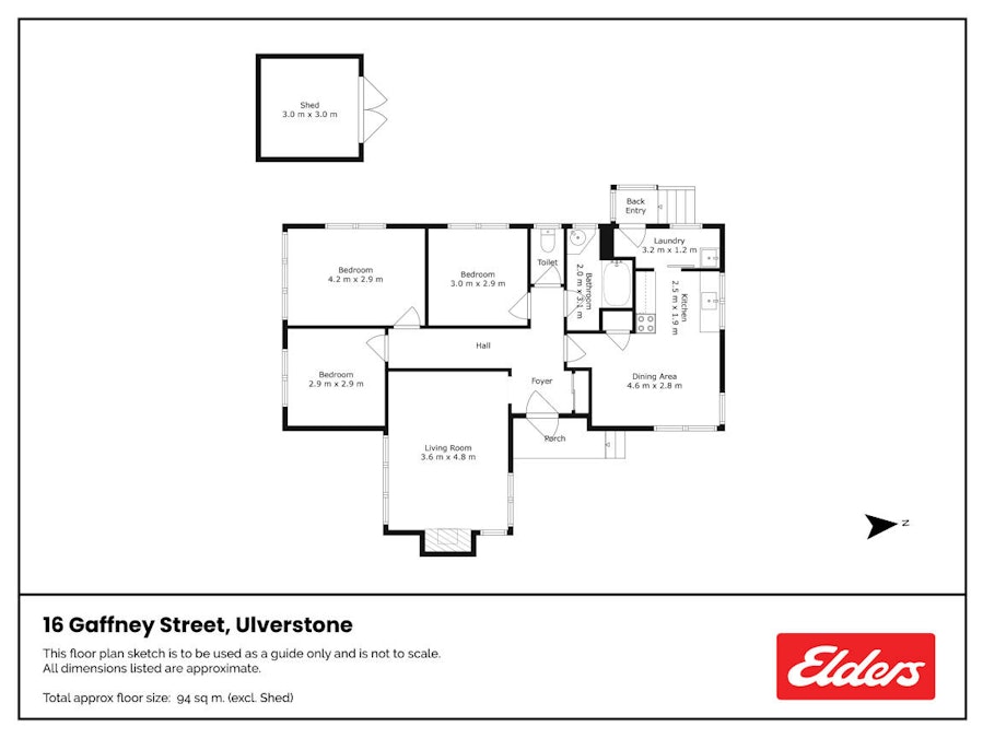 16 Gaffney Street, Ulverstone, TAS, 7315 - Floorplan 1