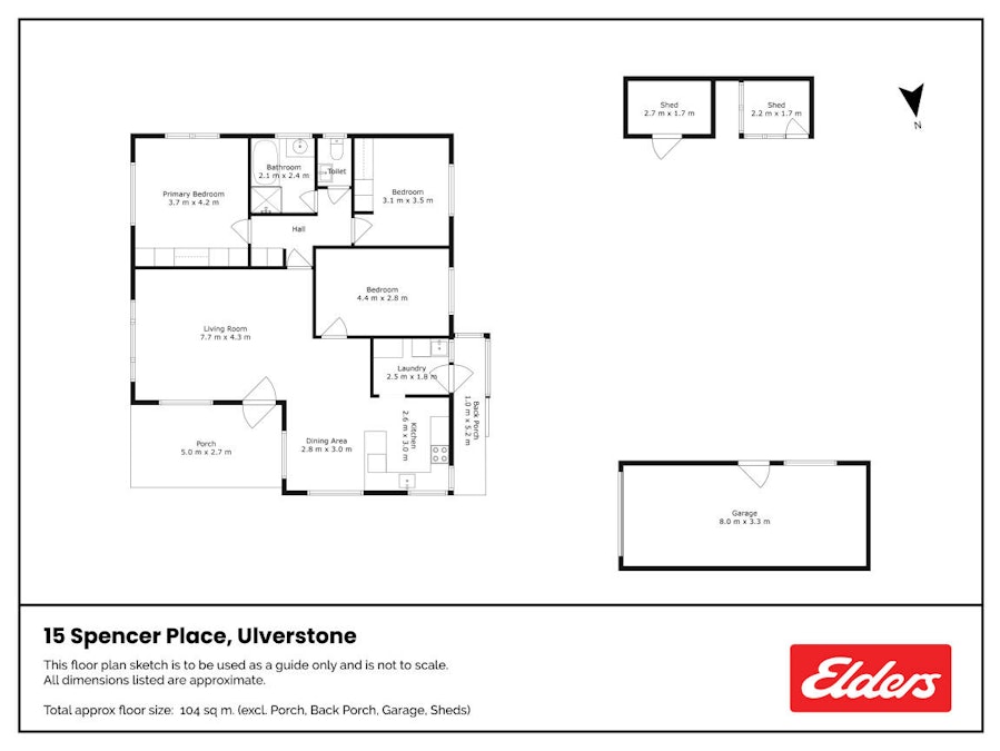 15 Spencer Place, Ulverstone, TAS, 7315 - Floorplan 1