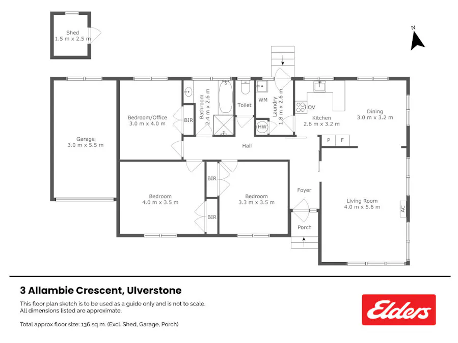 3 Allambie Crescent, Ulverstone, TAS, 7315 - Floorplan 1