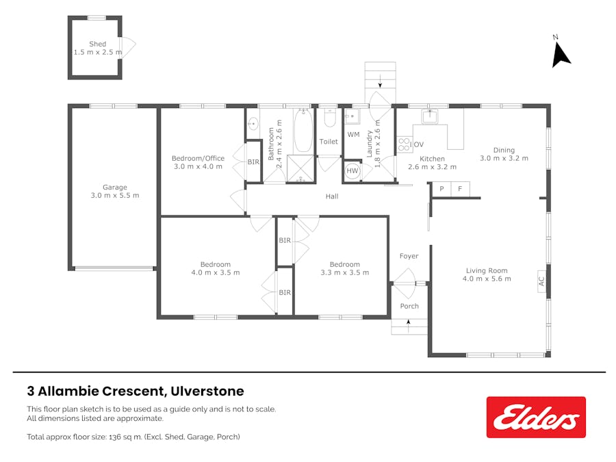 3 Allambie Crescent, Ulverstone, TAS, 7315 - Floorplan 1