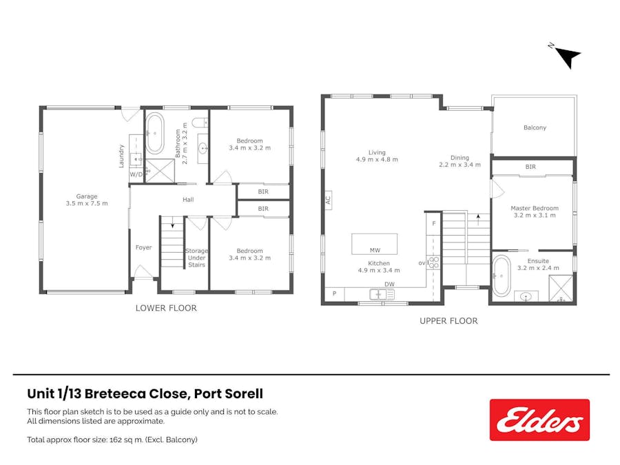 1/13 Breteeca Close, Port Sorell, TAS, 7307 - Floorplan 1