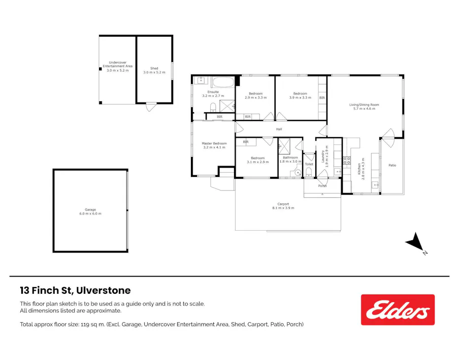 13 Finch Street, Ulverstone, TAS, 7315 - Floorplan 1