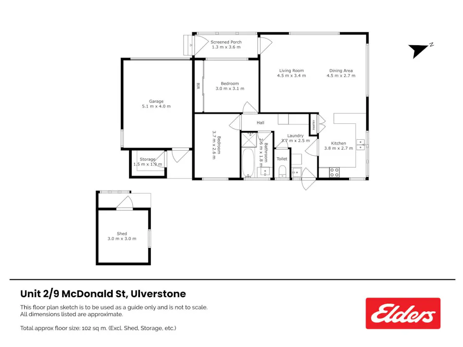 2/9 McDonald Street, Ulverstone, TAS, 7315 - Floorplan 1