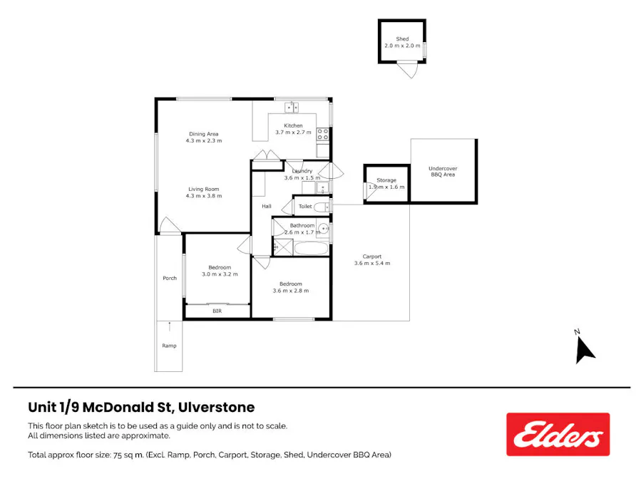 1/9 McDonald Street, Ulverstone, TAS, 7315 - Floorplan 1