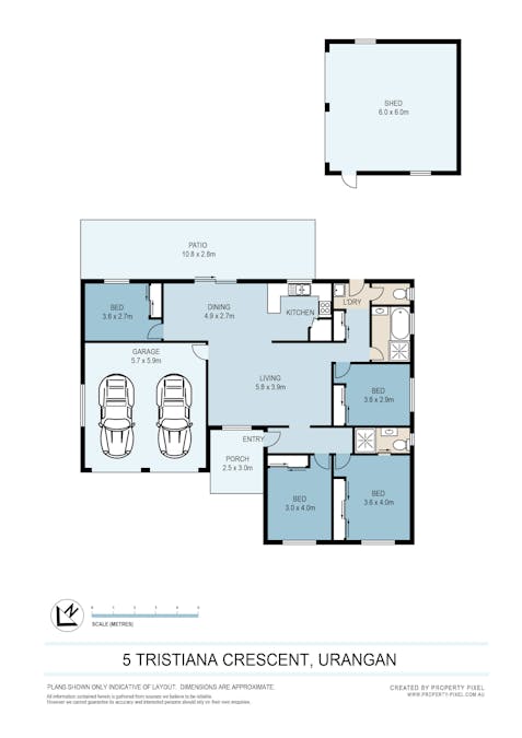5 Tristania Crescent, Urangan, QLD, 4655 - Floorplan 1