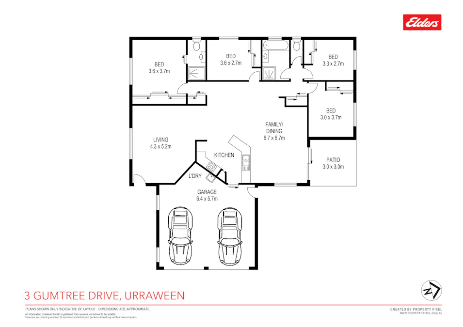 3 Gumtree Drive, Urraween, QLD, 4655 - Floorplan 1