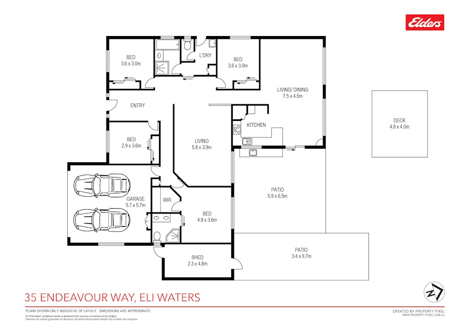 35 Endeavour Way, Eli Waters, QLD, 4655 - Floorplan 1