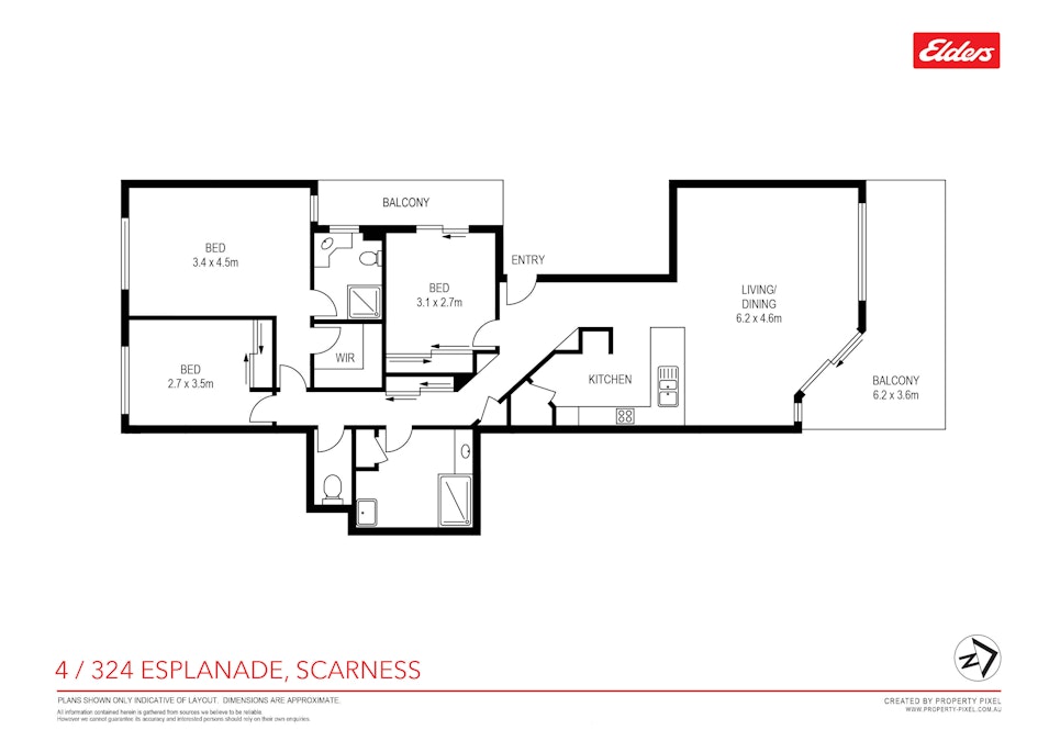 4/324 Esplanade , Scarness, QLD, 4655 - Floorplan 1