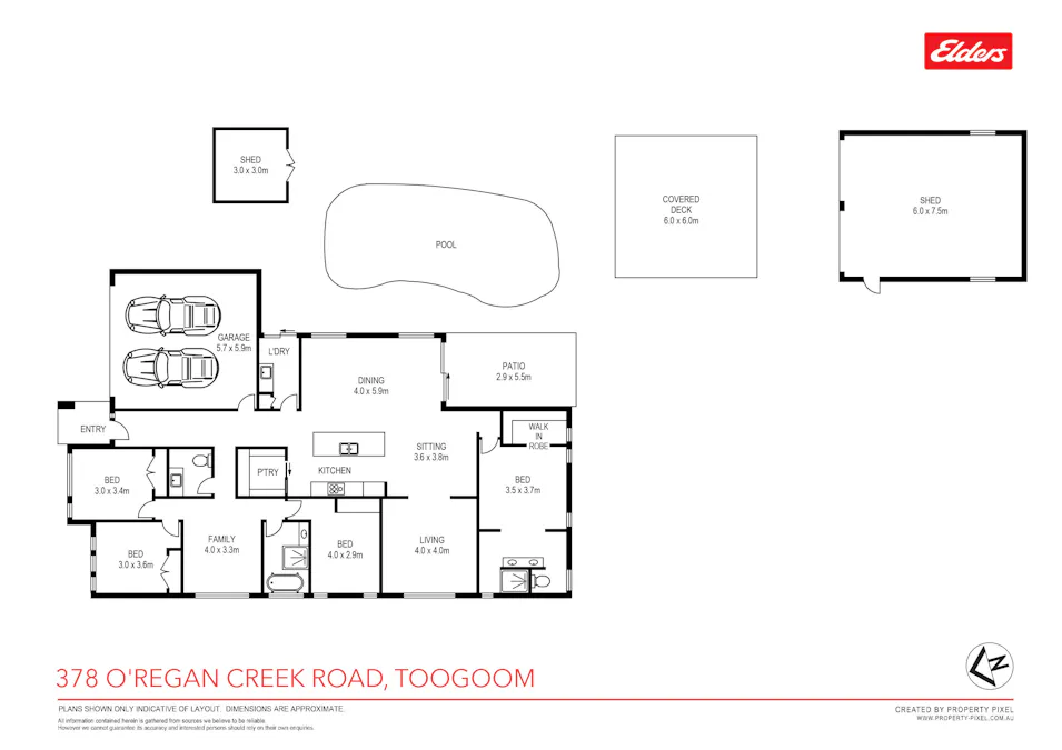 378 O'regan Creek Road, Toogoom, QLD, 4655 - Floorplan 1