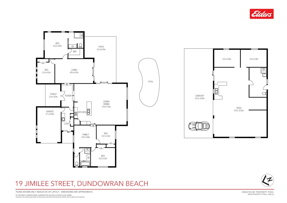 19 Jimilee Street, Dundowran Beach, QLD, 4655 - Floorplan 1