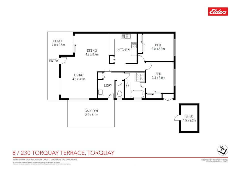 8/230 Torquay Terrace, Torquay, QLD, 4655 - Floorplan 1