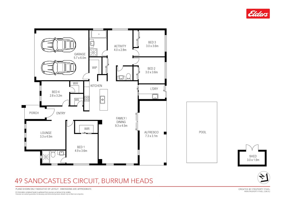 49 Sandcastles Circuit, Burrum Heads, QLD, 4659 - Floorplan 1