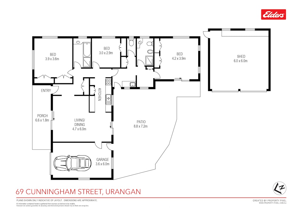 69 Cunningham Street, Urangan, QLD, 4655 - Floorplan 1