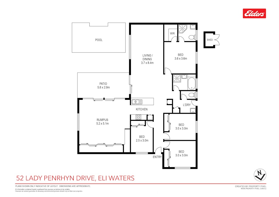 52 Lady Penrhyn Drive, Eli Waters, QLD, 4655 - Floorplan 1