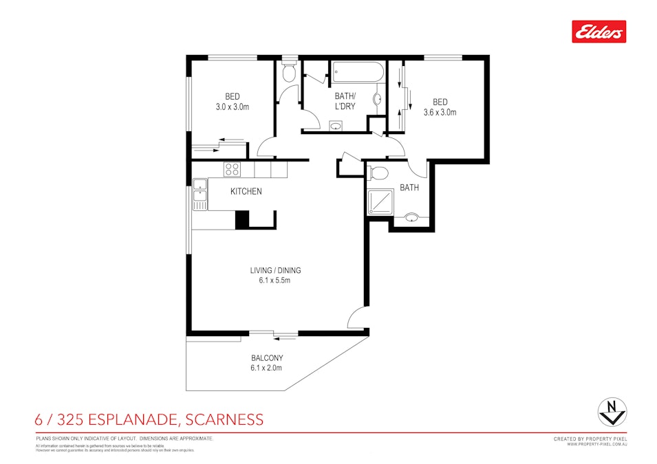 6/325 Esplanade , Scarness, QLD, 4655 - Floorplan 1