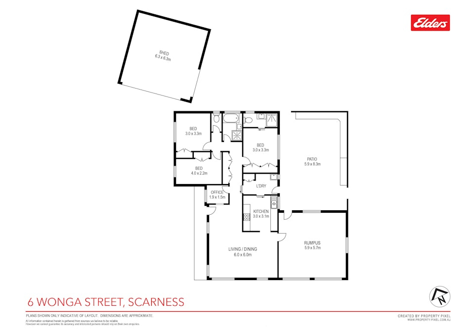 6 Wonga Street, Scarness, QLD, 4655 - Floorplan 1