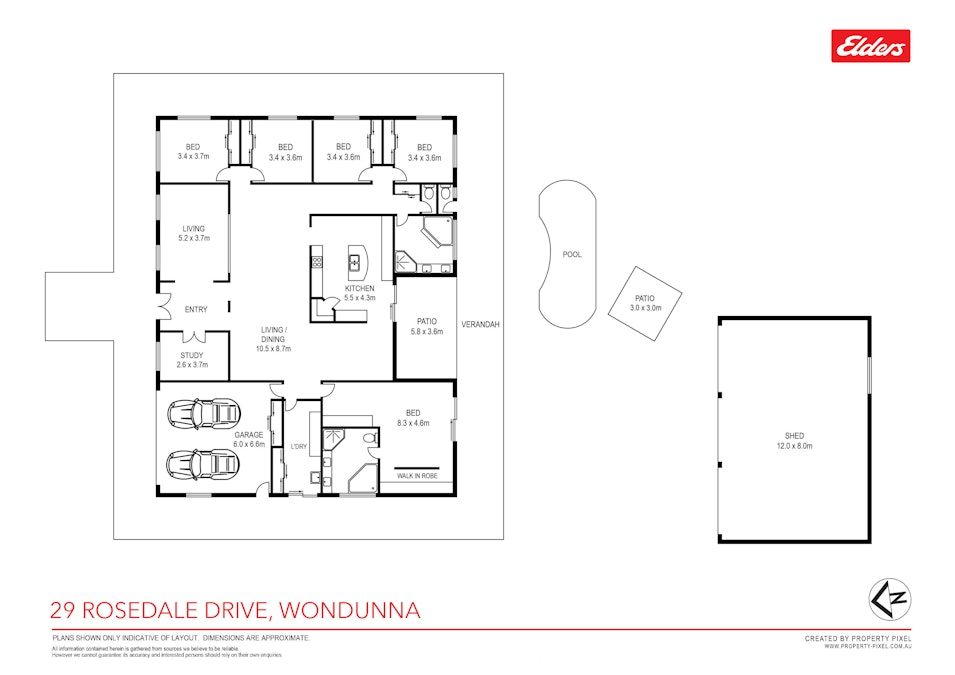 29 Rosedale Drive, Wondunna, QLD, 4655 - Floorplan 1