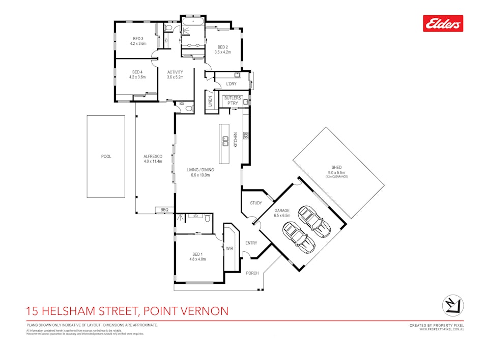 15 Helsham Street, Point Vernon, QLD, 4655 - Floorplan 1