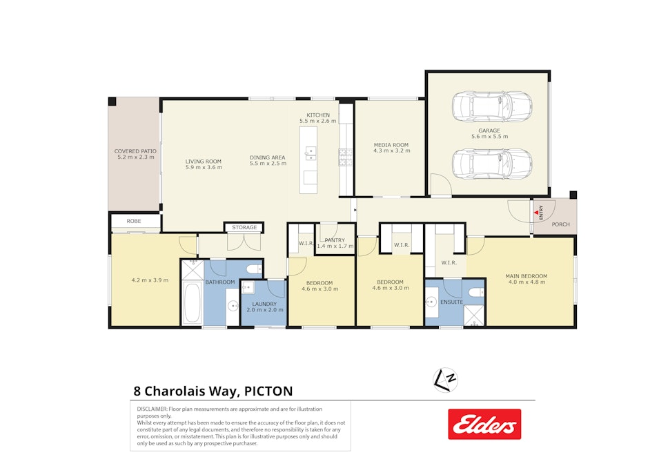 8 Charolais Way, Picton, NSW, 2571 - Floorplan 1