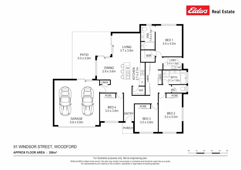 91 Windsor Street, Woodford, QLD, 4514 - Floorplan 1