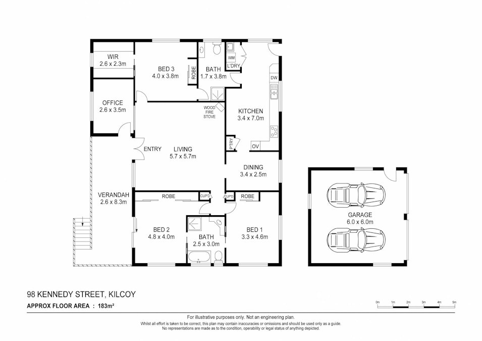 98 Kennedy Street, Kilcoy, QLD, 4515 - Floorplan 1