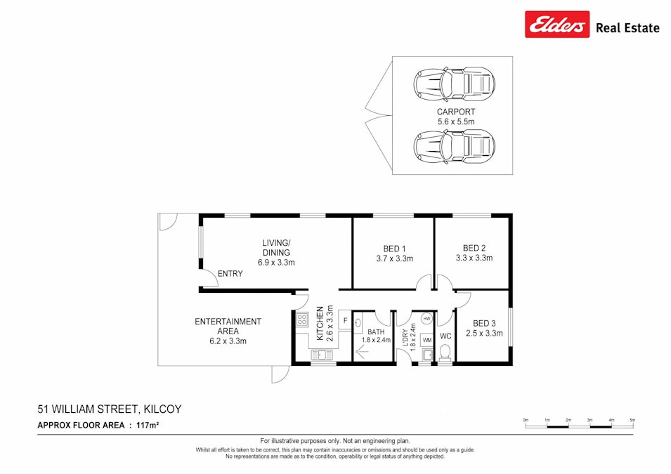 51 William Street, Kilcoy, QLD, 4515 - Floorplan 1