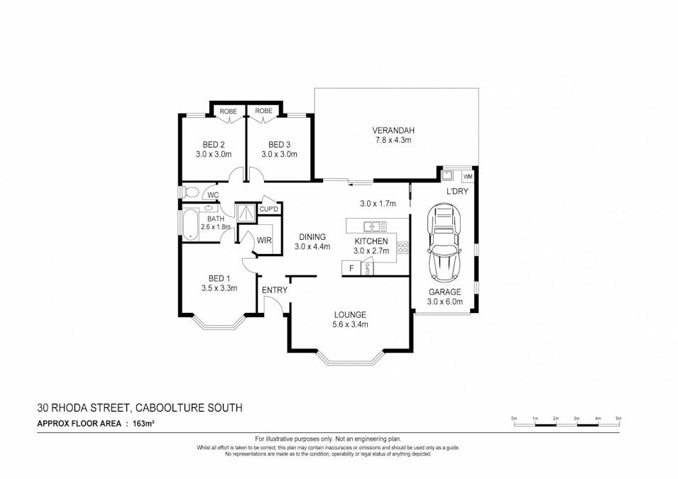 30 Rhoda Street, Caboolture South, QLD, 4510 - Floorplan 1