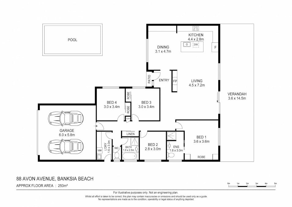 88 Avon Avenue, Banksia Beach, QLD, 4507 - Floorplan 1