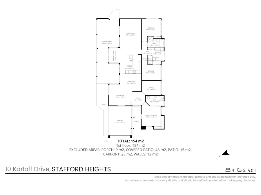 10 Karloff Drive, Stafford Heights, QLD, 4053 - Floorplan 1