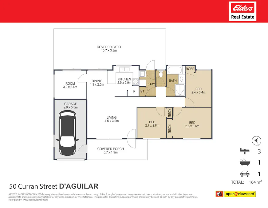 50 Curran Street, D'aguilar, QLD, 4514 - Floorplan 1