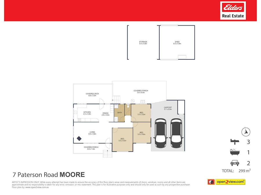 7 Paterson Road, Moore, QLD, 4314 - Floorplan 1