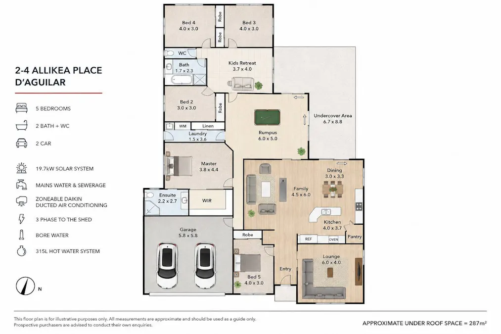 2-4 Allikea Place, D'aguilar, QLD, 4514 - Floorplan 1