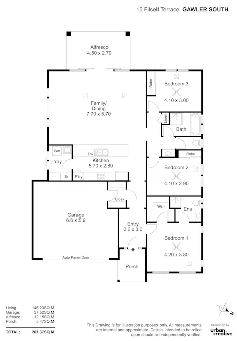 15 Filsell Terrace, Gawler South, SA, 5118 - Floorplan 1