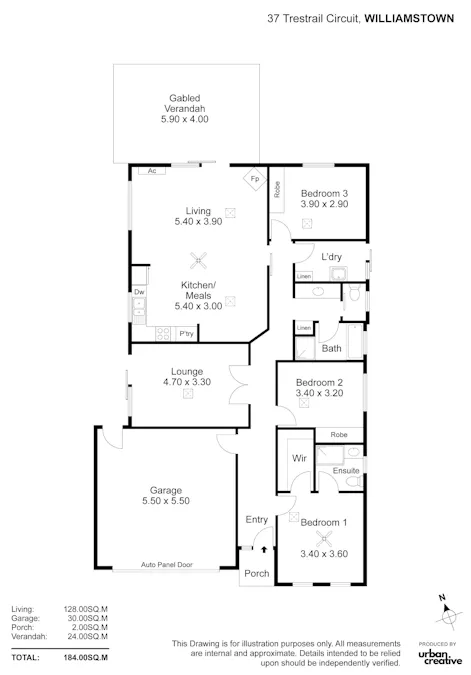 37 Trestrail Circuit, Williamstown, SA, 5351 - Floorplan 1