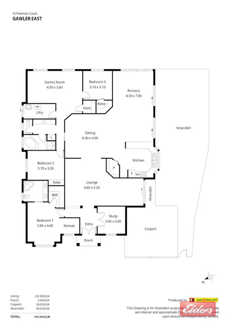 9 Freeman Court, Gawler East, SA, 5118 - Floorplan 1