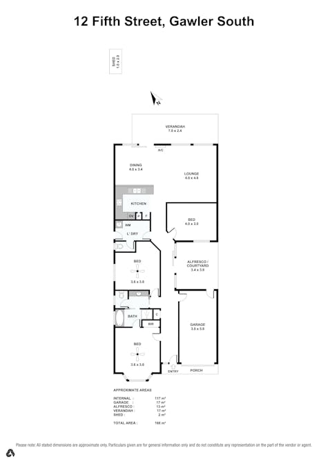 12 Fifth Street, Gawler South, SA, 5118 - Floorplan 1