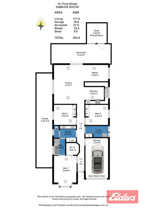 14 Third Street, Gawler South, SA, 5118 - Floorplan 1