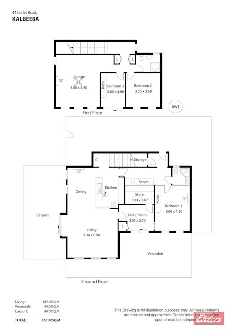 44 Lucks Road, Kalbeeba, SA, 5118 - Floorplan 1