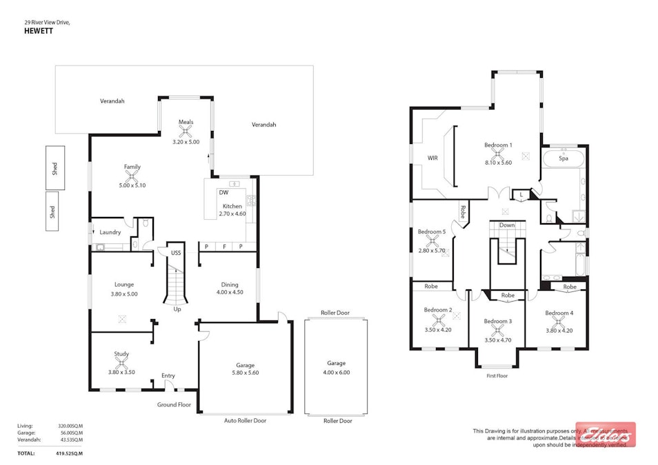 29 Riverview Drive, Hewett, SA, 5118 - Floorplan 1