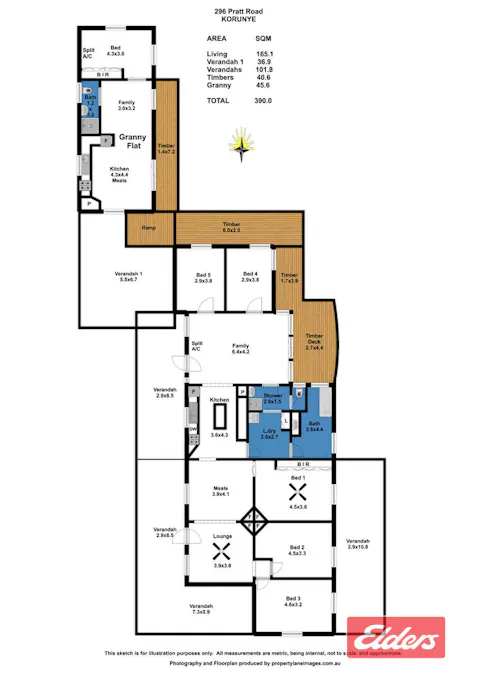 296 Pratt Road, Korunye, SA, 5502 - Floorplan 1