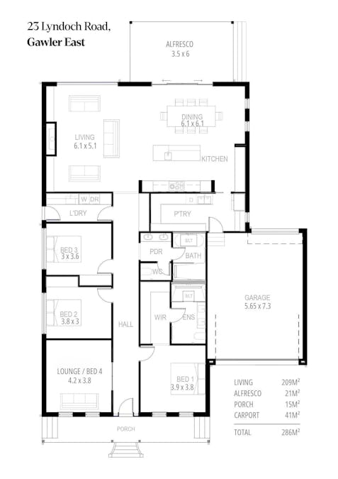 23 Lyndoch Road, Gawler East, SA, 5118 - Floorplan 1