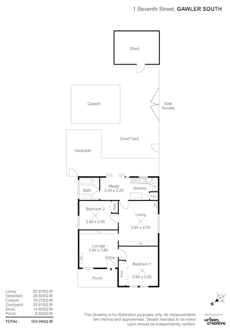 1 Seventh Street, Gawler South, SA, 5118 - Floorplan 1