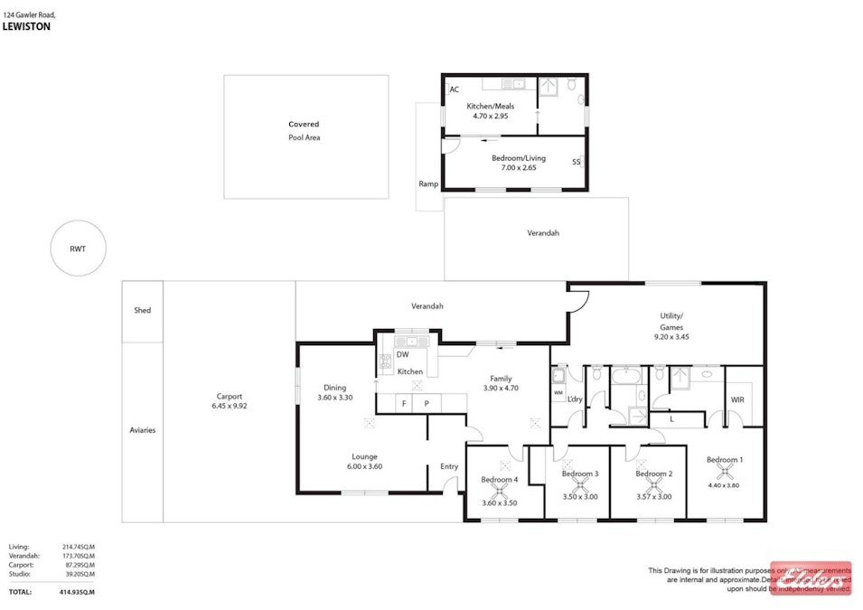 124  Gawler Road, Lewiston, SA, 5501 - Floorplan 1