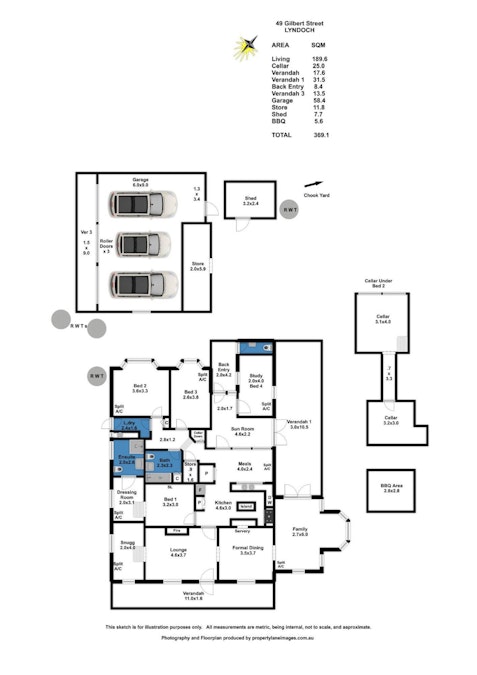 49 Gilbert Street, Lyndoch, SA, 5351 - Floorplan 1