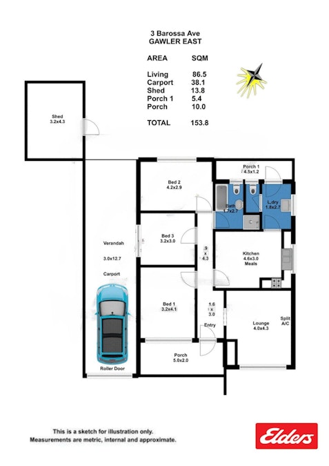 3  Barossa Avenue, Gawler East, SA, 5118 - Floorplan 1