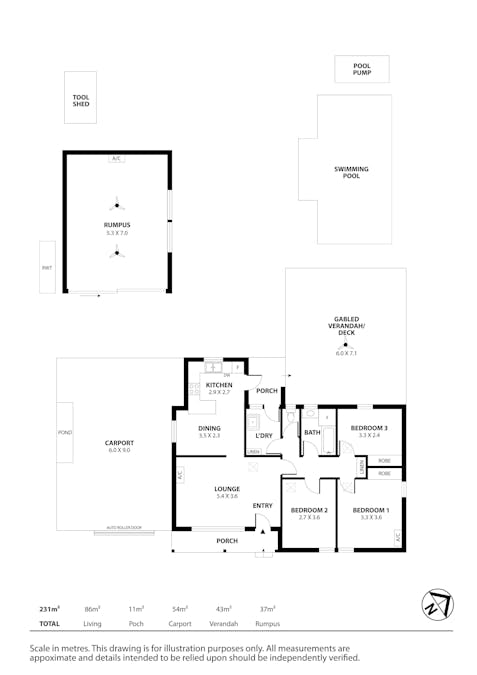 13 Blackburn Road, Elizabeth East, SA, 5112 - Floorplan 1