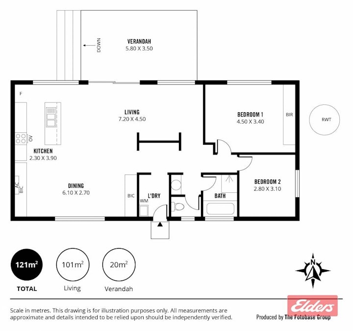 7A Lord Lynedoch Street, Lyndoch, SA, 5351 - Floorplan 1