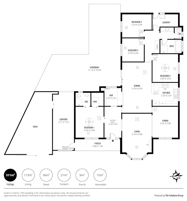 3 Candlebark Court, Craigmore, SA, 5114 - Floorplan 1