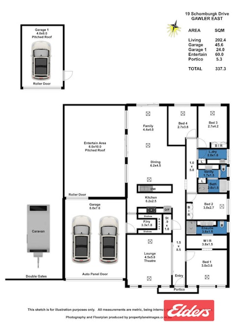 19 Schomburgk Drive, Gawler East, SA, 5118 - Floorplan 1