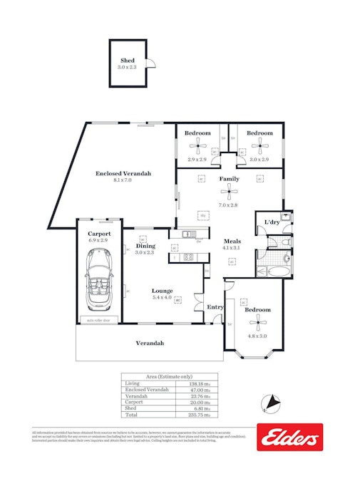 8 Federation Way, Andrews Farm, SA, 5114 - Floorplan 1